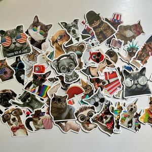 Cute Animals in Sunglasses Stickers